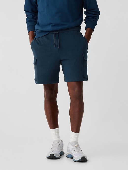 Image number 8 showing, 8" Fleece Cargo Shorts