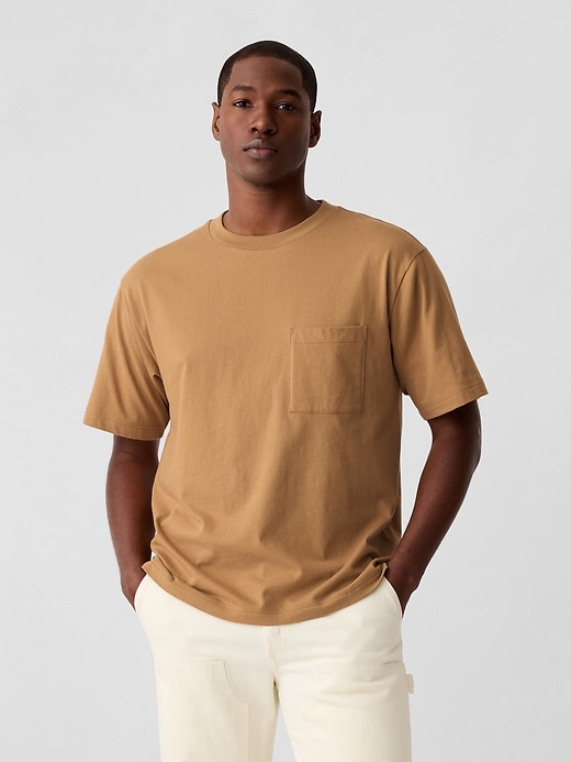 Image number 5 showing, Everyday Soft Oversized Pocket T-Shirt