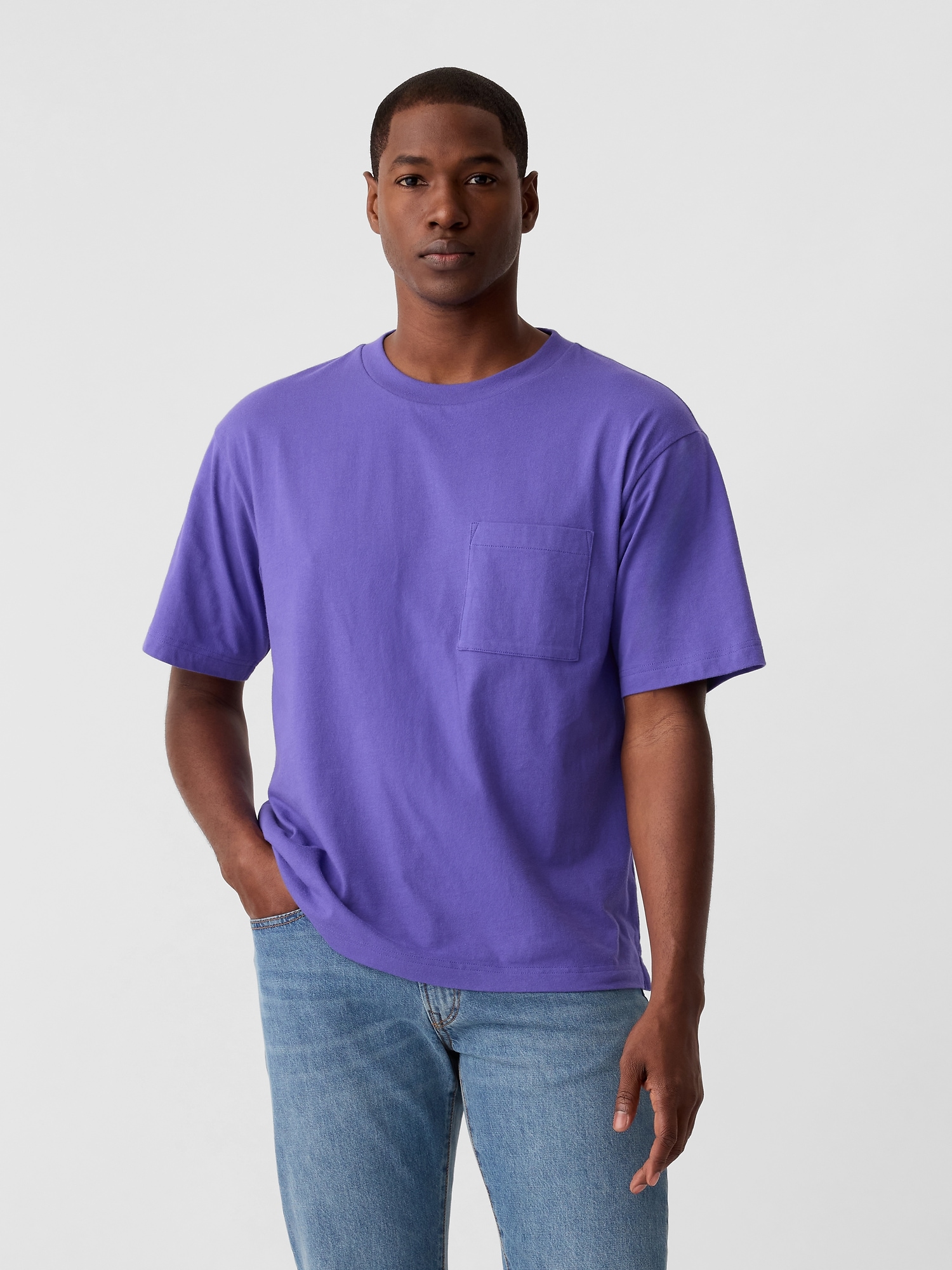 Everyday Soft Oversized Pocket T-Shirt