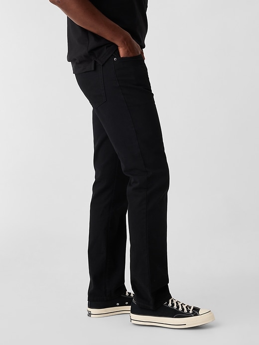 Image number 3 showing, Straight Twill Jeans