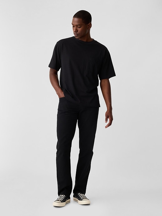 Image number 1 showing, Straight Twill Jeans