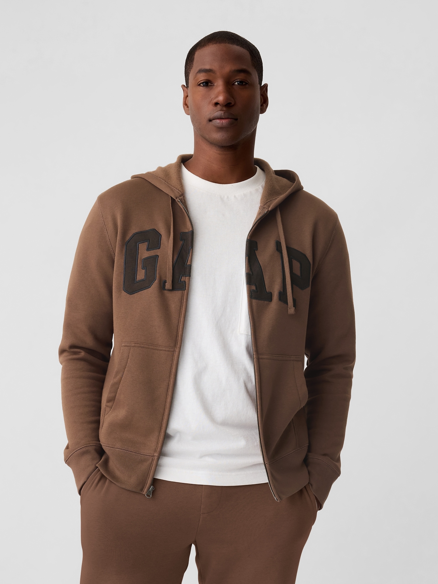 Gap Logo Zip Hoodie