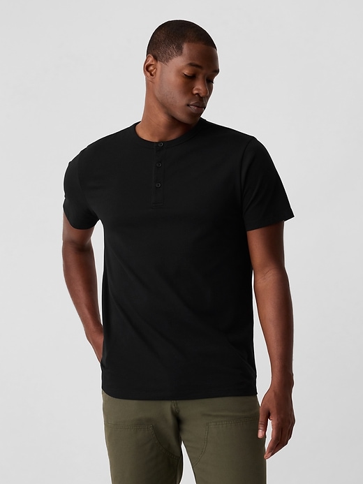 Image number 4 showing, Everyday Soft Henley T-Shirt