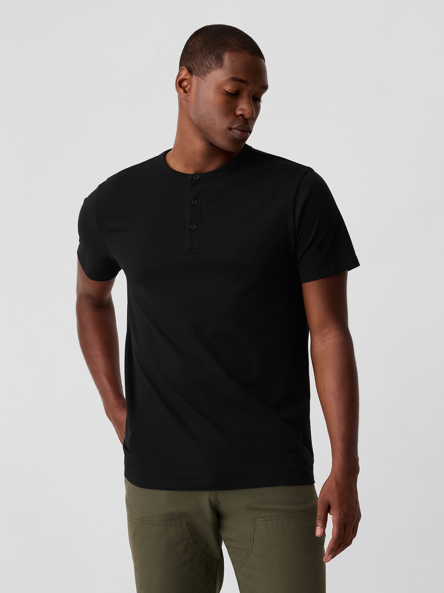 Everyday Soft Henley T-Shirt