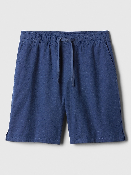 Image number 10 showing, 8" Easy Linen-Blend Shorts