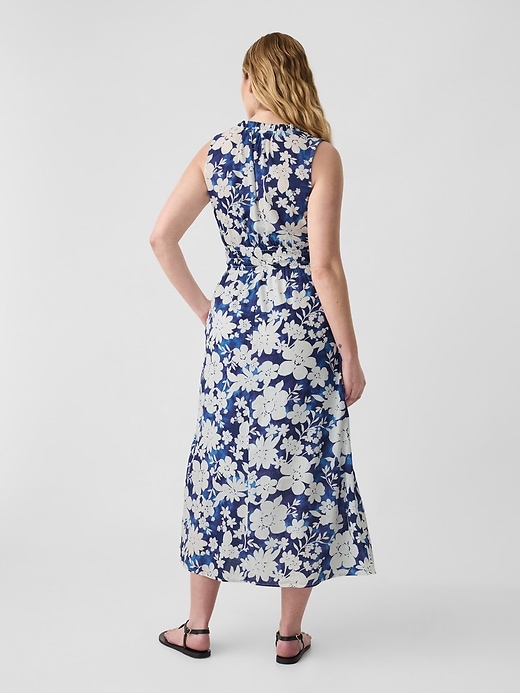 Image number 4 showing, Print Splitneck Maxi Dress
