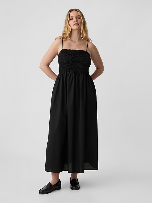 Image number 3 showing, Smocked Squareneck Maxi Dress