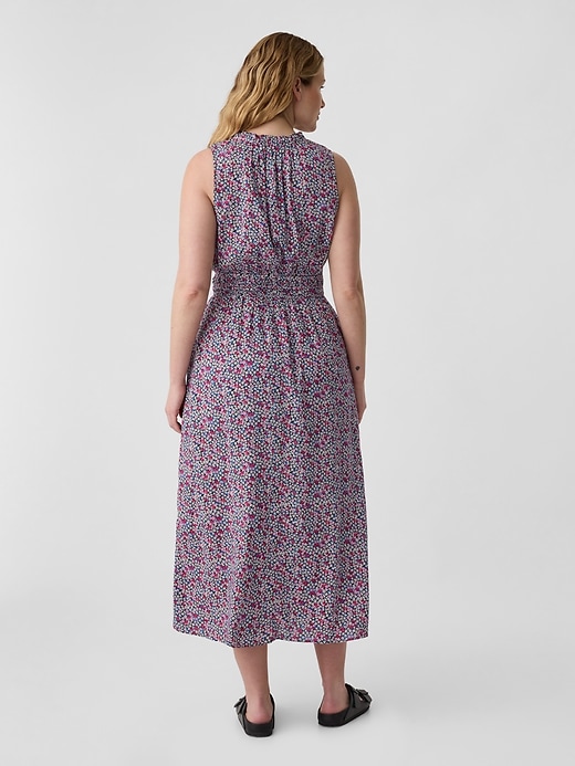 Image number 4 showing, Print Splitneck Maxi Dress