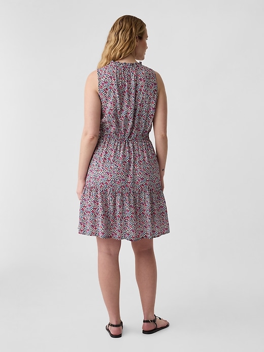 Image number 4 showing, Sleeveless Splitneck Mini Dress