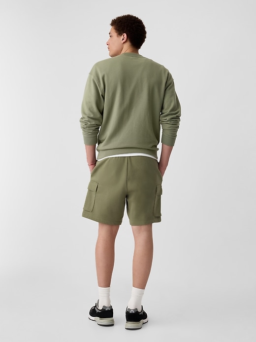 Image number 2 showing, 8" Fleece Cargo Shorts