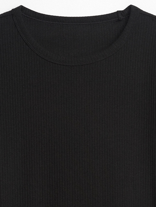 Image number 5 showing, Ribbed Crewneck T-Shirt