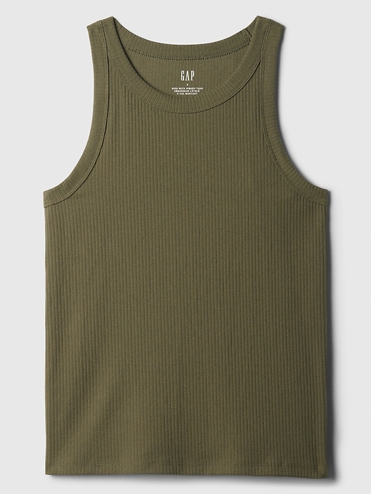 Image number 5 showing, Ribbed High Neck Tank