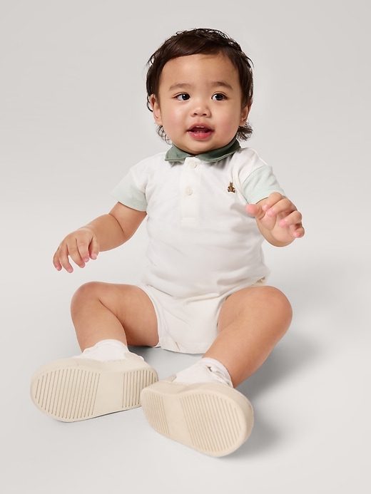 Image number 2 showing, Baby Polo Romper