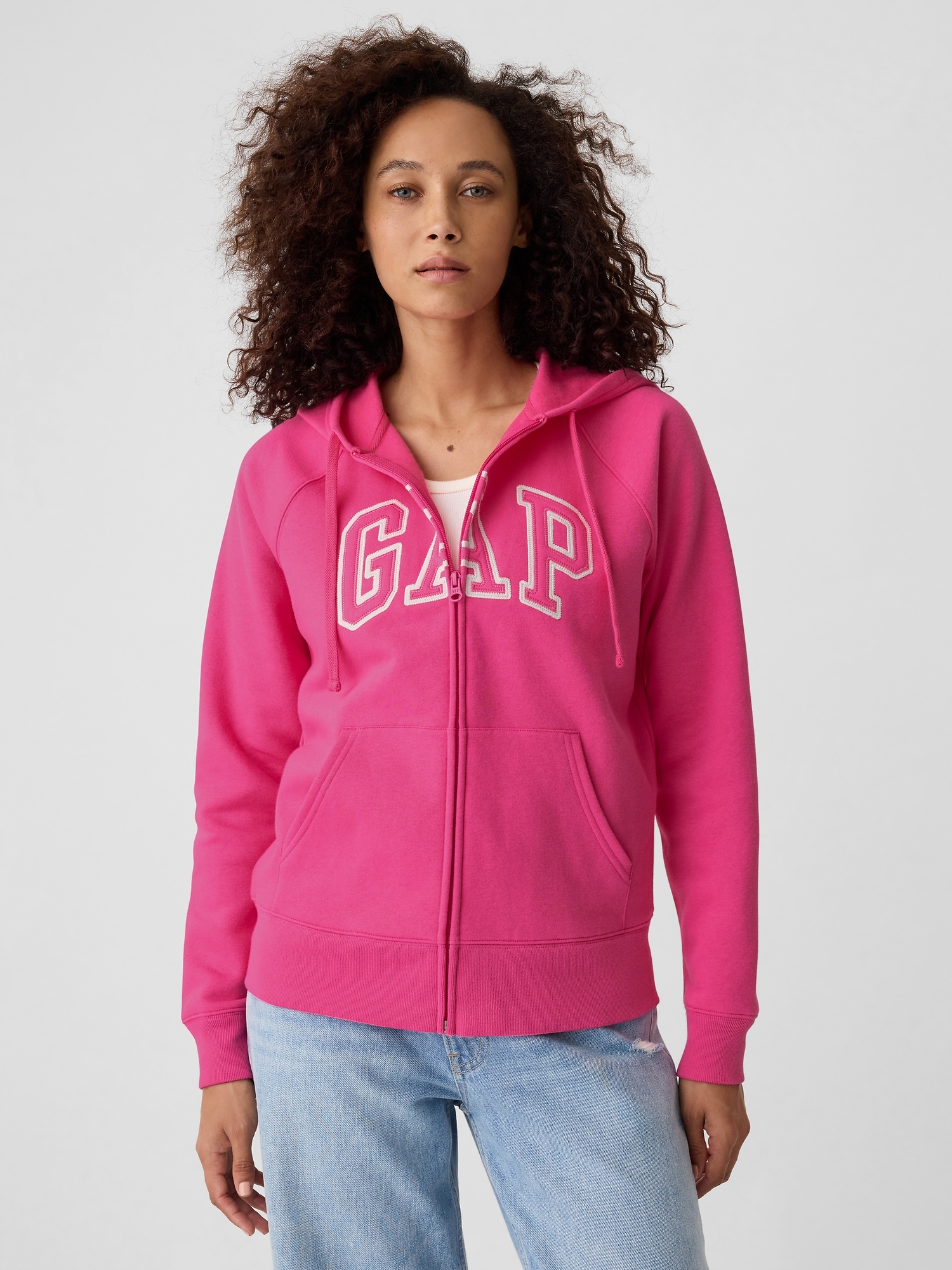 Gap Logo Zip Hoodie