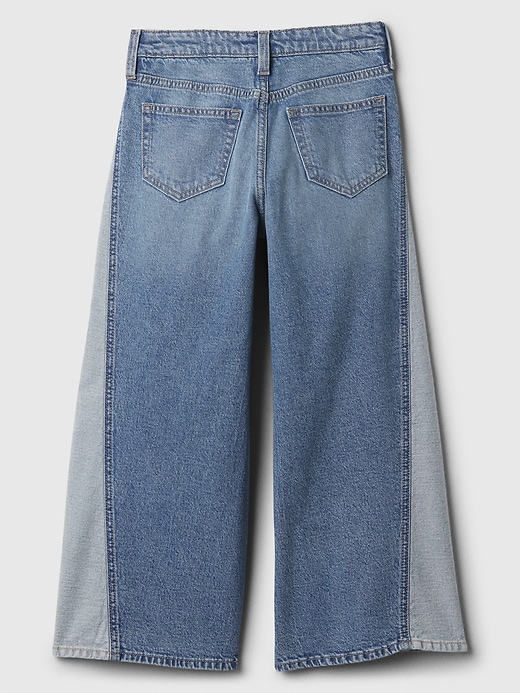 Image number 4 showing, Kids High Rise Wide-Leg Jeans