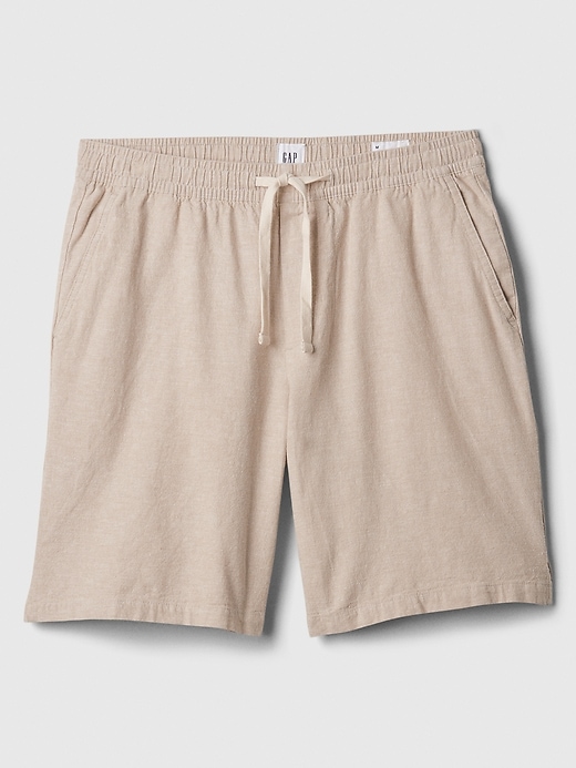 Image number 10 showing, 8" Easy Linen-Blend Shorts