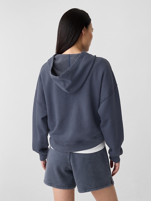 Image number 6 showing, Relaxed Gap Mini-Logo Cropped Hoodie