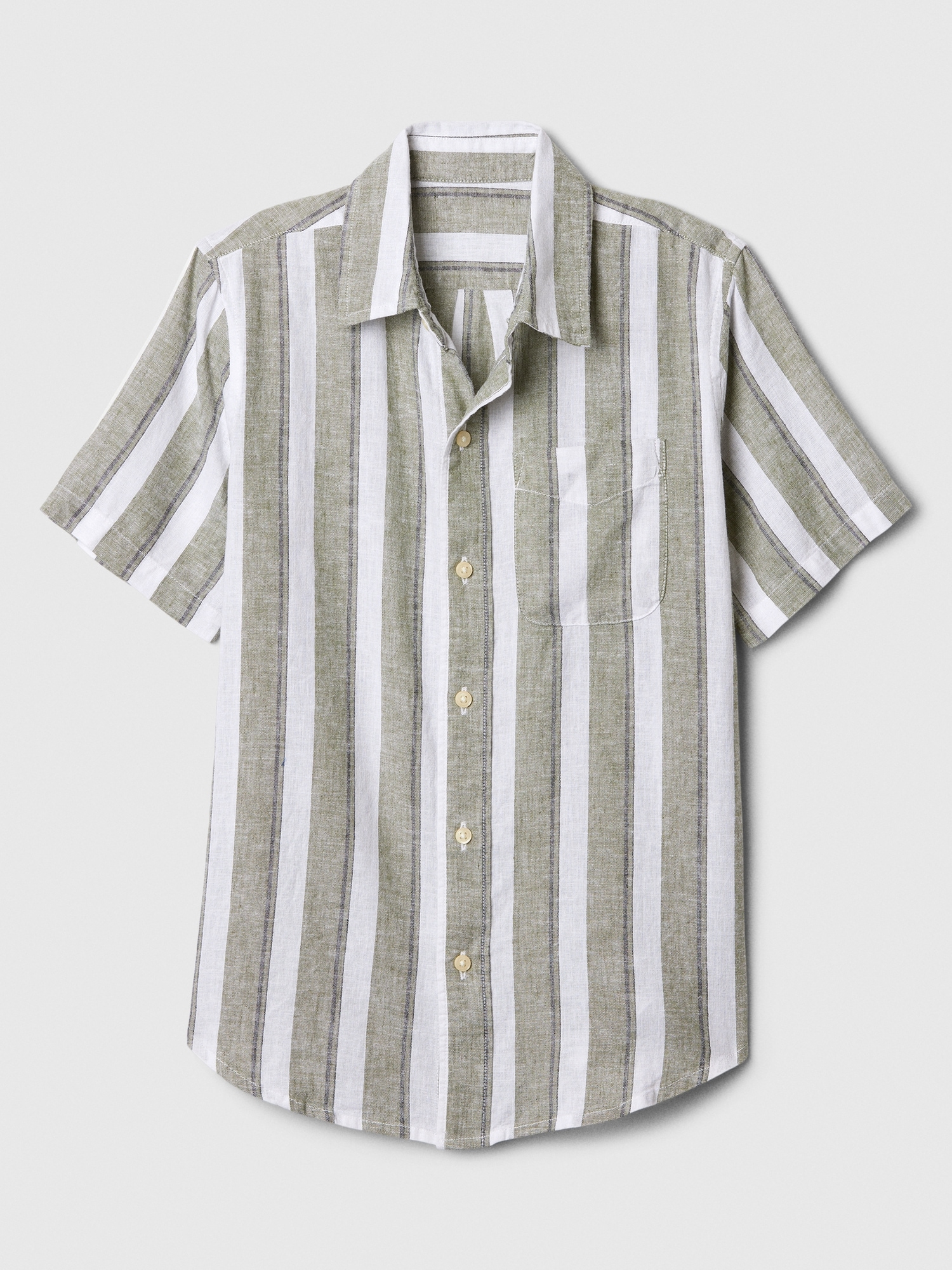 Kids Linen-Blend Vacay Shirt