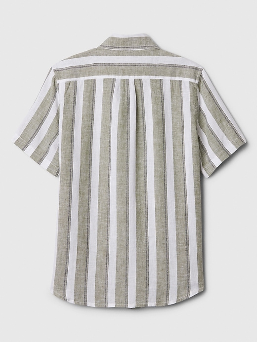 Image number 2 showing, Kids Linen-Blend Vacay Shirt