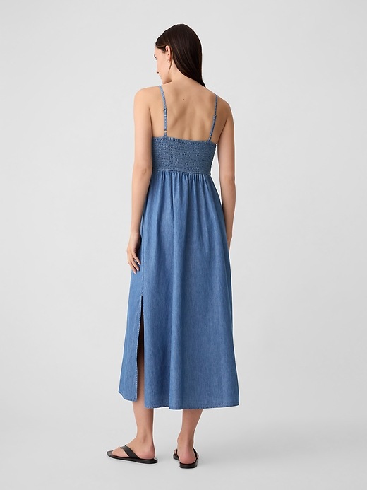 gap denim maxi dress Women's Denim Seamed Corset Maxi Dress by Gap Light Wash Size XL