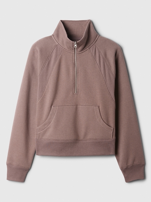 Image number 5 showing, Relaxed Fleece Quarter-Zip Sweatshirt