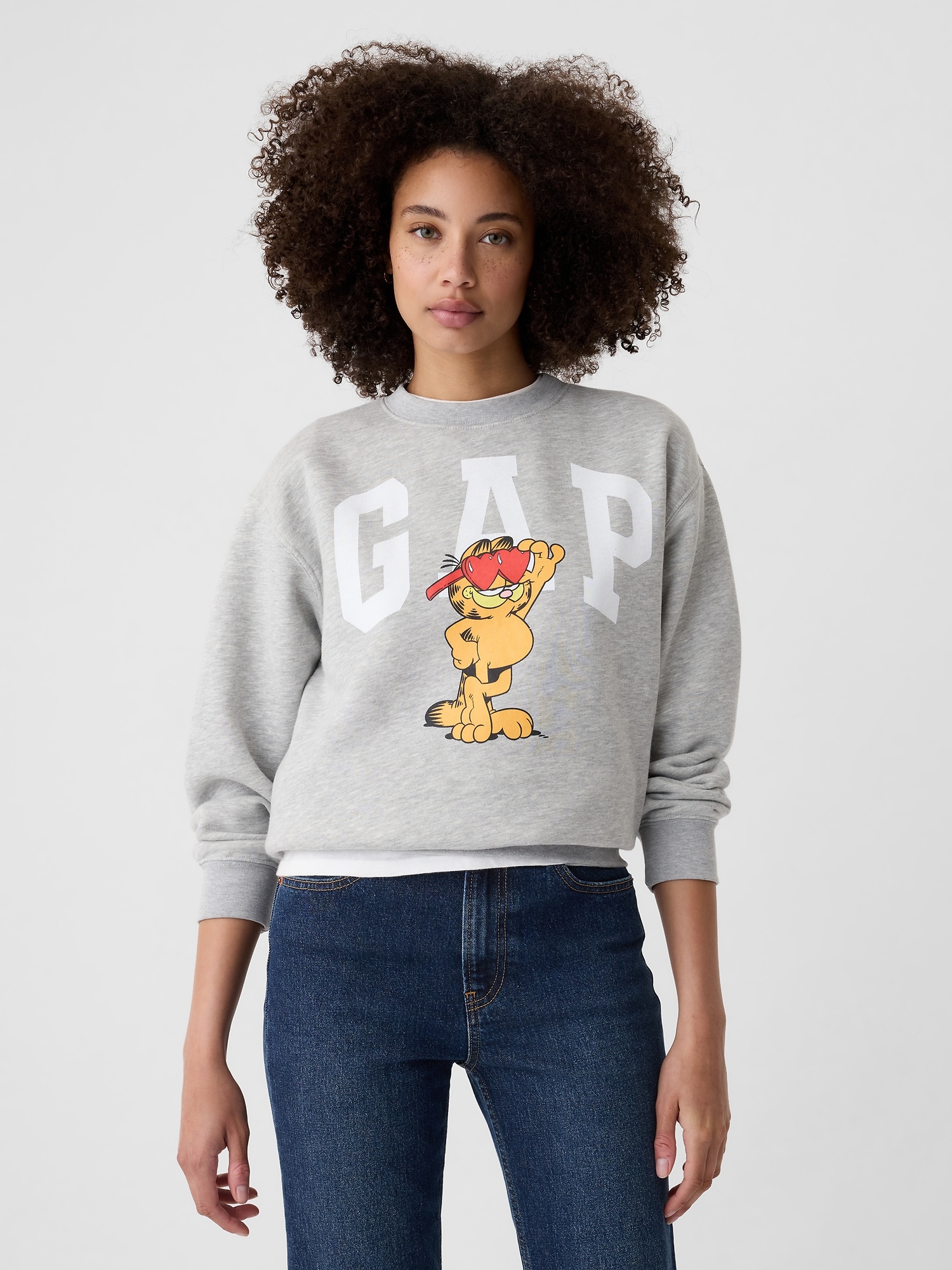 Relaxed Garfield Logo Sweatshirt