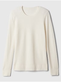 Textured Crewneck Sweater