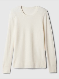 Textured Crewneck Sweater