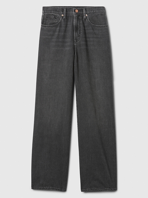 Image number 7 showing, High Rise Wide-Leg Jeans