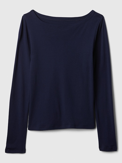 Image number 5 showing, Favorite Boatneck T-Shirt