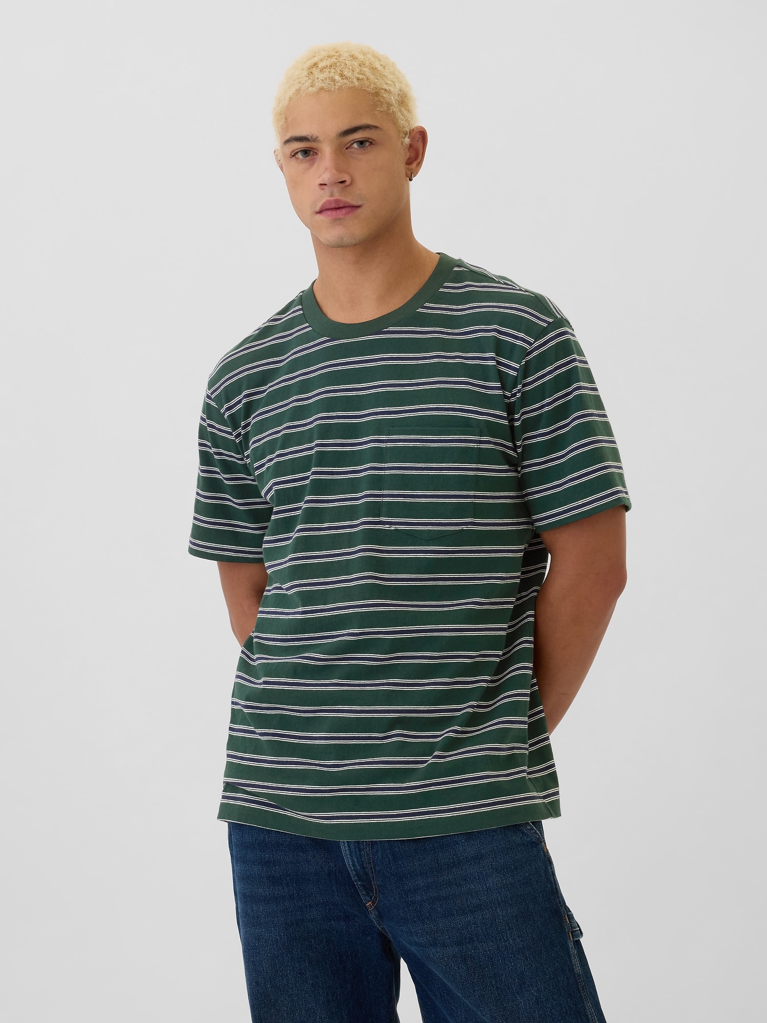 Stripe Original Pocket T-Shirt