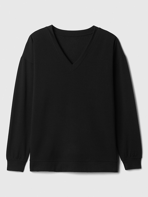 Image number 5 showing, Relaxed Cloudlite V-Neck Tunic Sweatshirt