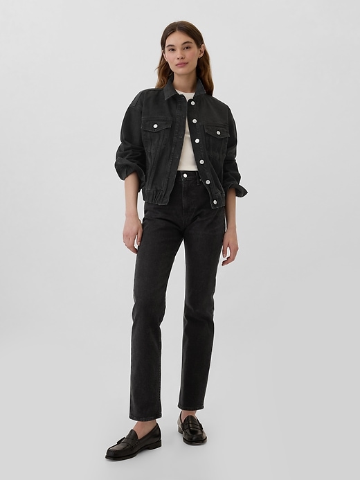 Image number 3 showing, Relaxed Icon Denim Bomber Jacket