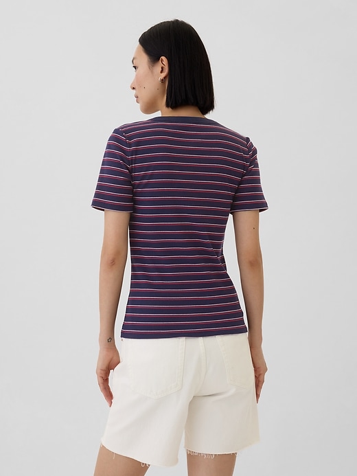 Image number 2 showing, Ribbed Scoopneck T-Shirt