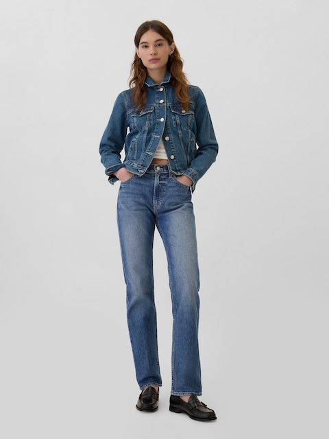 High Rise '90s Slim Straight Jeans