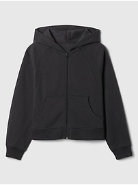 Relaxed Fleece Zip Hoodie