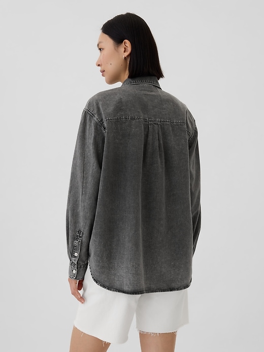Image number 2 showing, Denim Big Shirt