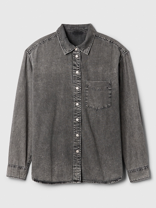Image number 5 showing, Denim Big Shirt