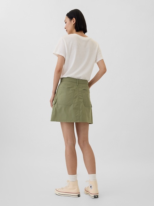Twill Midi Cargo Skirt | Gap Factory