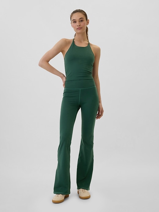 Image number 1 showing, GapFit Sky High Studio Flare Leggings