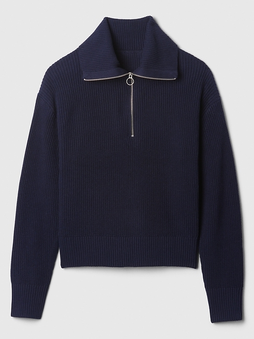 Relaxed Quarter-Zip Sweater | Gap Factory