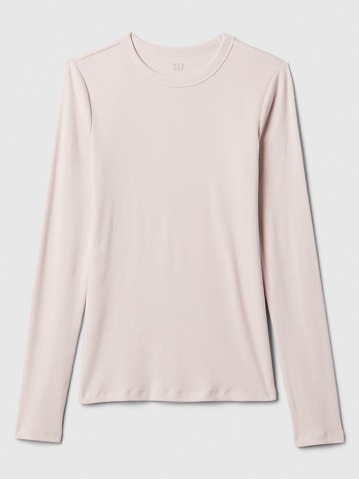 Image number 5 showing, Ribbed Crewneck T-Shirt
