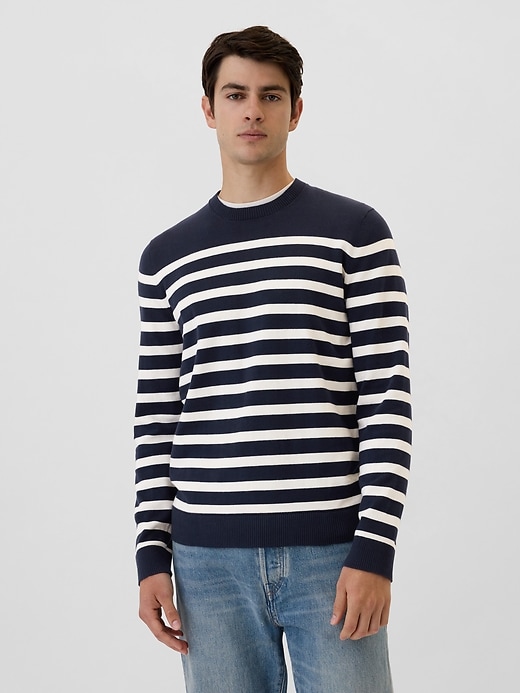 Image number 1 showing, Stripe Crewneck Sweater
