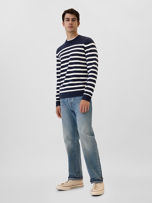 Image number 3 showing, Stripe Crewneck Sweater
