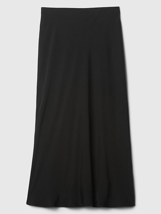 Image number 5 showing, Satin Midi Slip Skirt