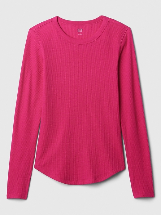 Image number 5 showing, Waffle-Knit Crewneck T-Shirt