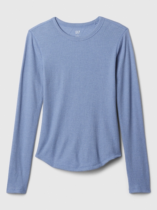 Image number 5 showing, Waffle-Knit Crewneck T-Shirt