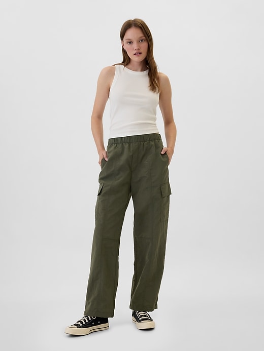 Image number 1 showing, GapFit Parachute Cargo Pants