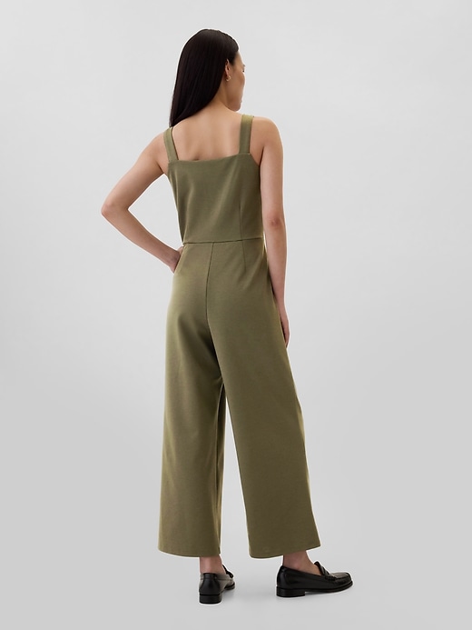 Image number 2 showing, Ponte Squareneck Jumpsuit