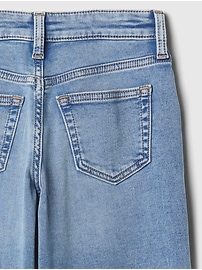 Kids High Rise Wide-Leg Jeans